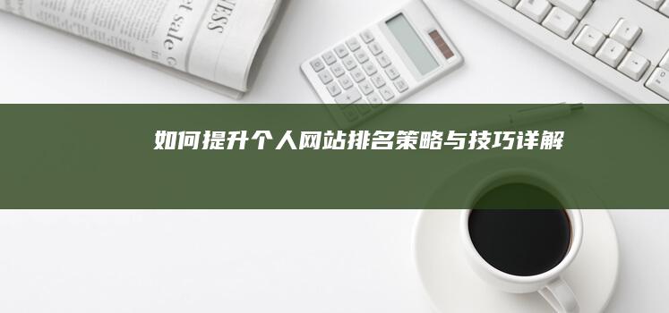 如何提升个人网站排名：策略与技巧详解